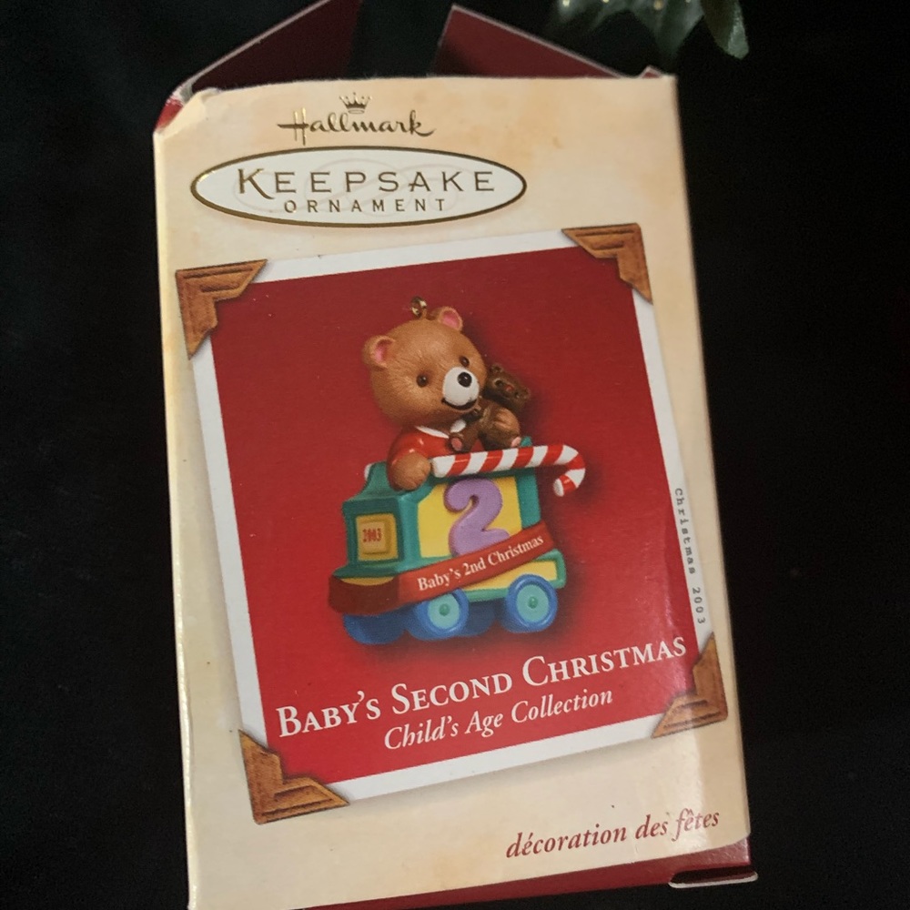 Hallmark Baby ornaments Second Christmas
New